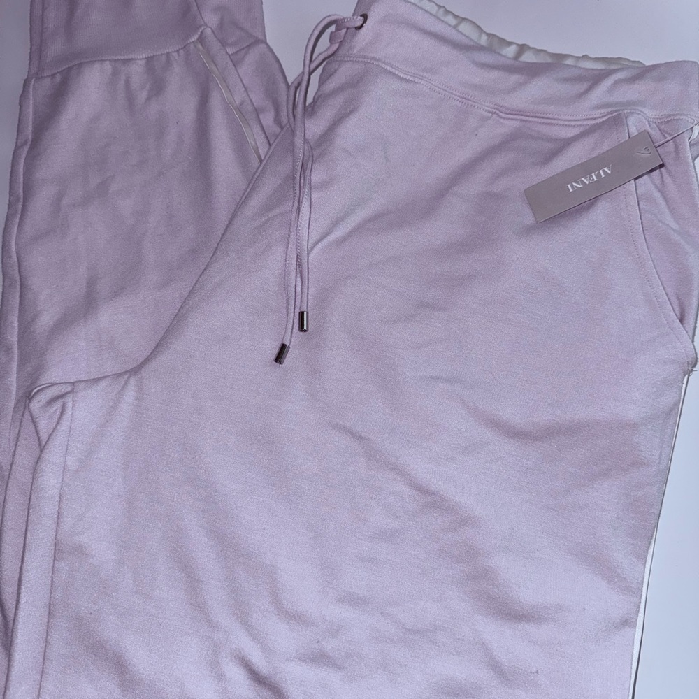 Alfani Light Pink Track Pants